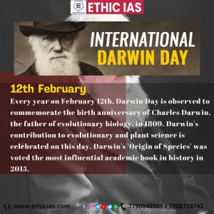 12 February – Darwin Day