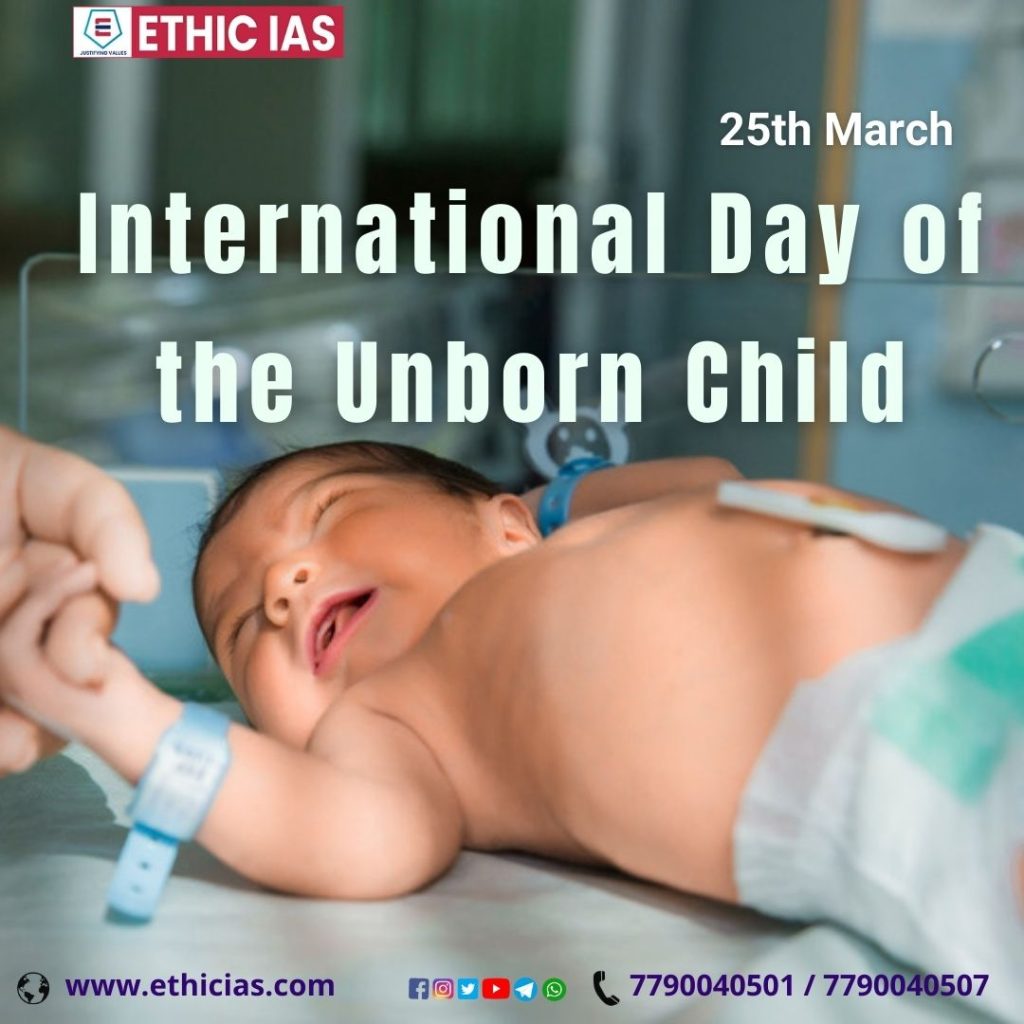 25th March - International Day of the Unborn Child