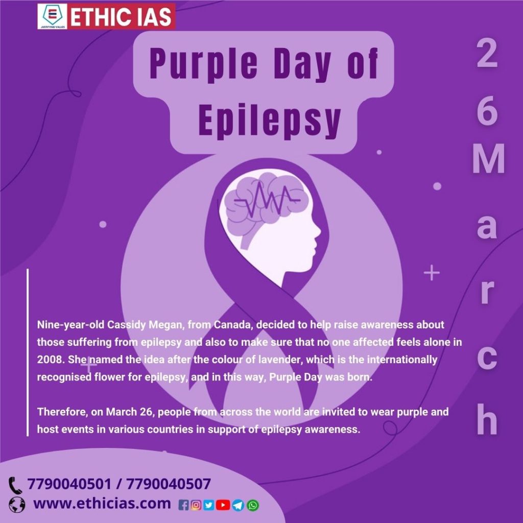 26 March - Purple Day of Epilepsy