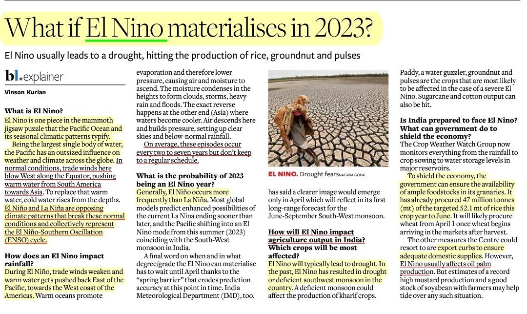 What is El Nino and La Nina: Impact, Effect and Difference ? - ETHIC